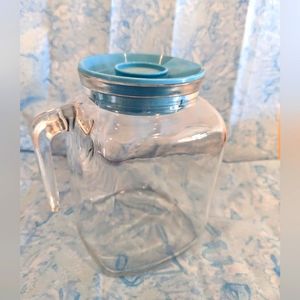 Bormioli Rocco Italy Glass Pitcher - Vintage